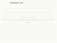 Tablet Screenshot of amariprise.com